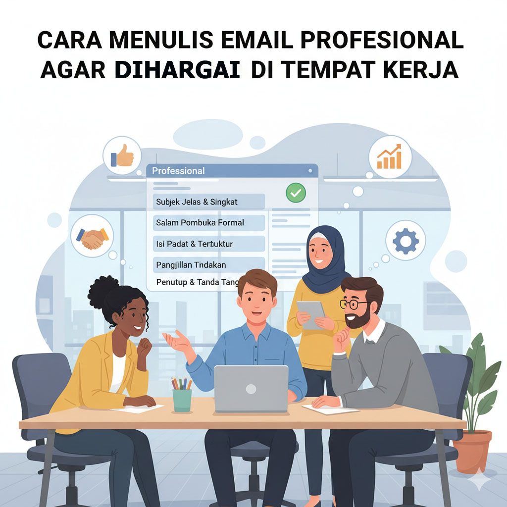 Cara Menulis Email Profesional agar Dihargai di Tempat Kerja