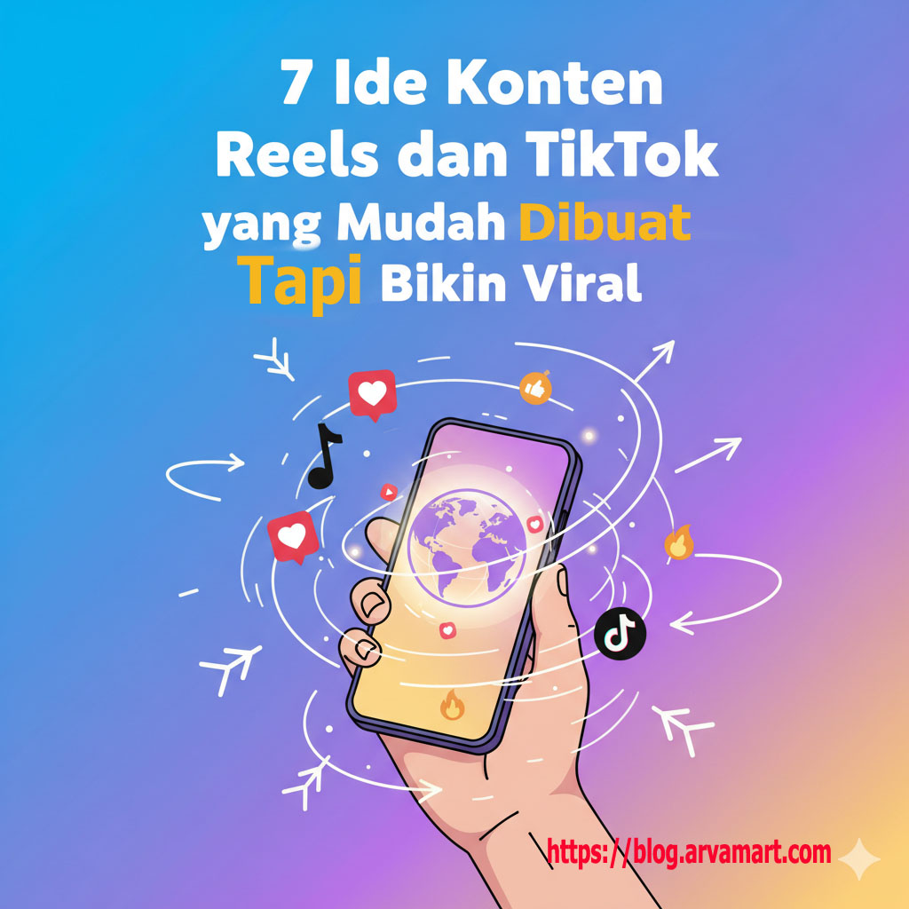 7 Ide Konten Reels dan TikTok yang Mudah Dibuat Tapi Bikin Viral