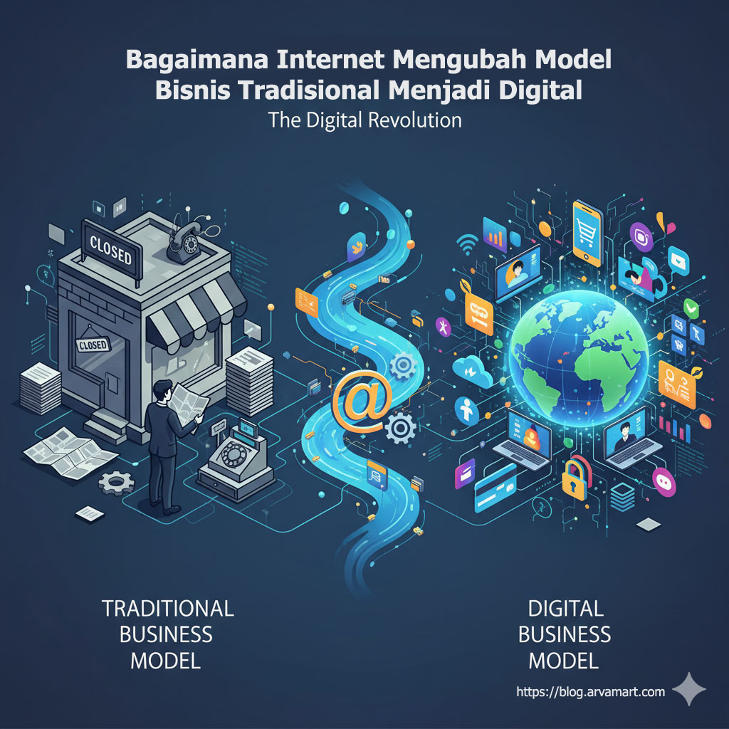 Bagaimana Internet Mengubah Model Bisnis Tradisional Menjadi Digital