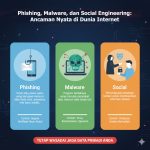 Phishing, Malware dan Social Engineering: Ancaman Nyata di Dunia Internet