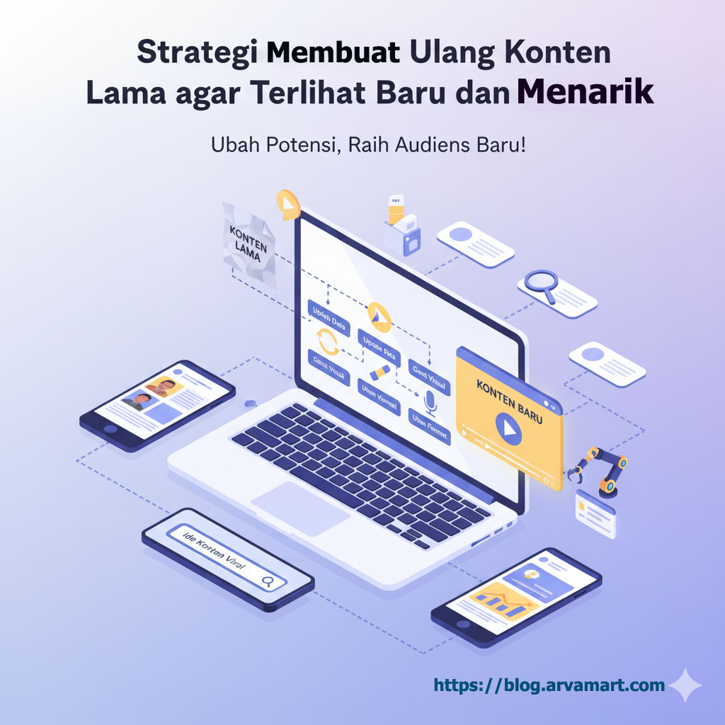 Strategi Membuat Ulang Konten Lama agar Terlihat Baru dan Menarik