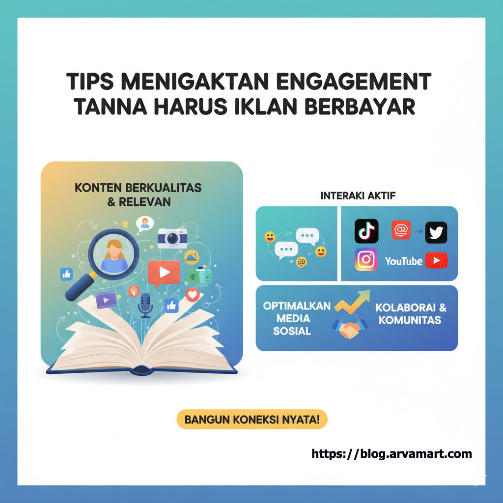 Tips Meningkatkan Engagement Tanpa Harus Iklan Berbayar