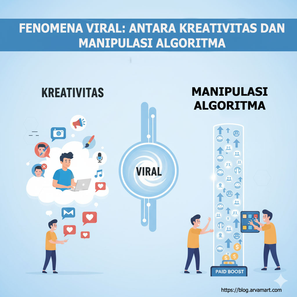 Fenomena Viral: Antara Kreativitas dan Manipulasi Algoritma Internet