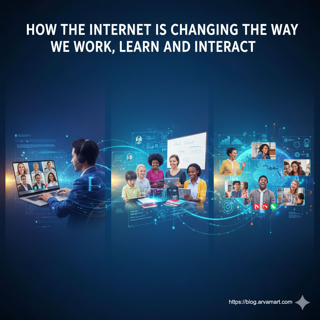 Bagaimana Internet Mengubah Cara Kita Bekerja, Belajar, dan Berinteraksi