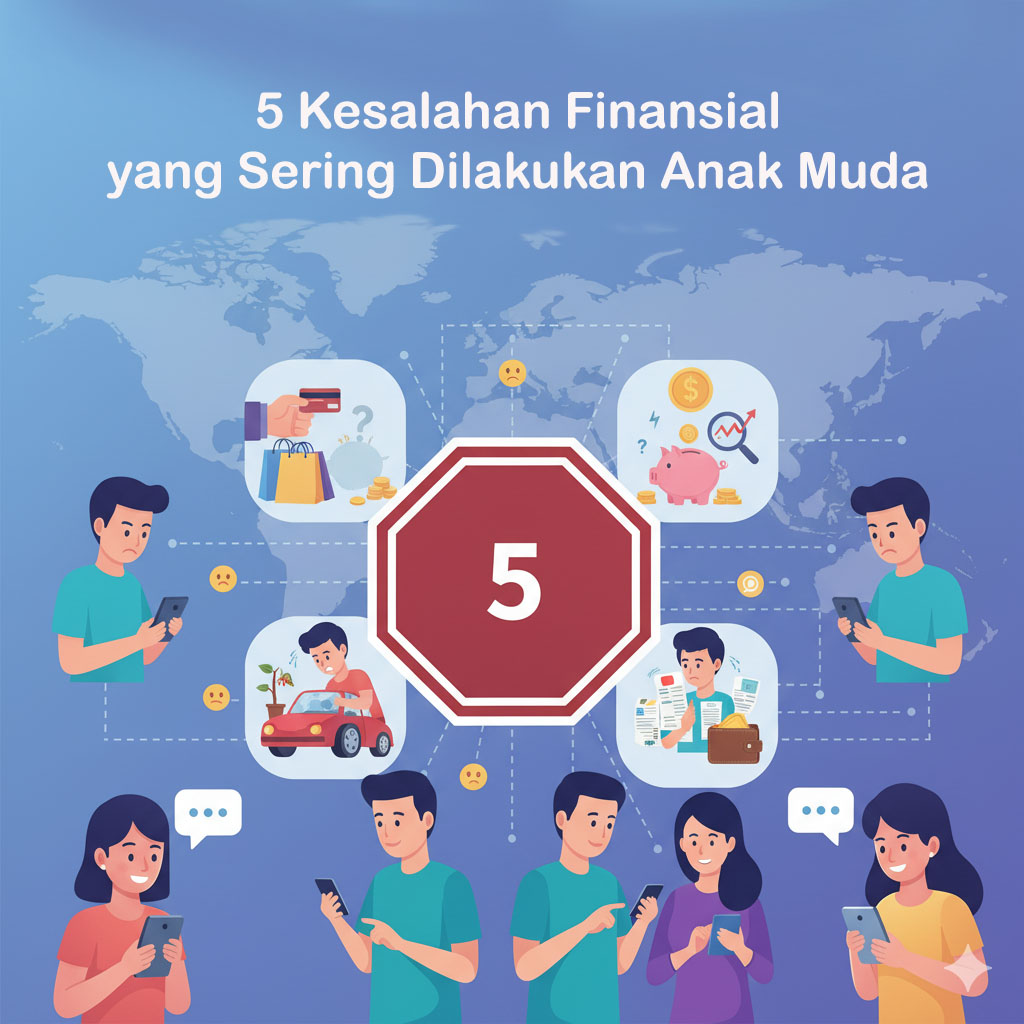 5 Kesalahan Finansial yang Sering Dilakukan Anak Muda