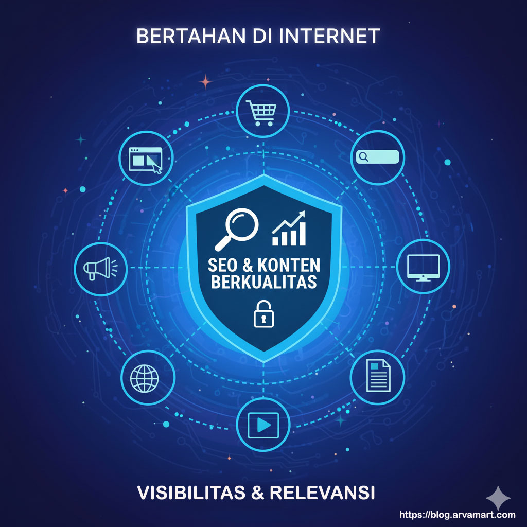 Pentingnya SEO dan Konten Berkualitas untuk Bertahan di Internet