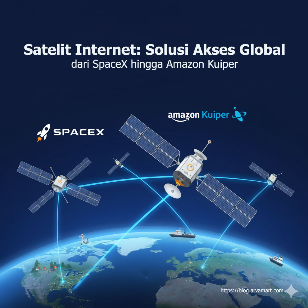 Satelit Internet: Solusi Akses Global dari SpaceX hingga Amazon Kuiper