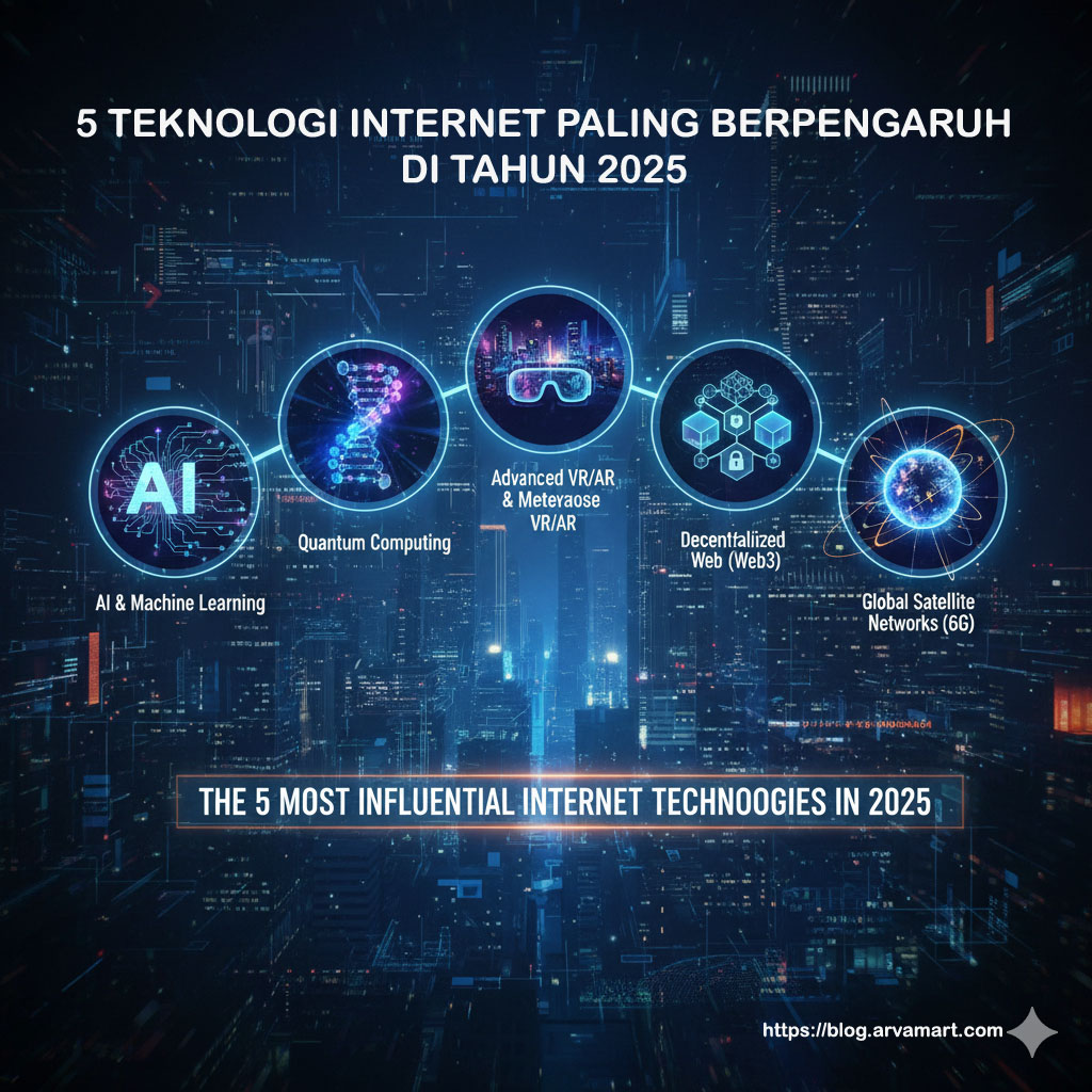 5 Teknologi Internet Paling Berpengaruh di Tahun 2025