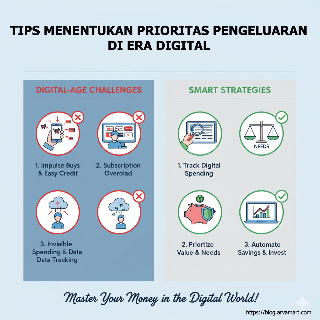 Tips Menentukan Prioritas Pengeluaran di Era Digital