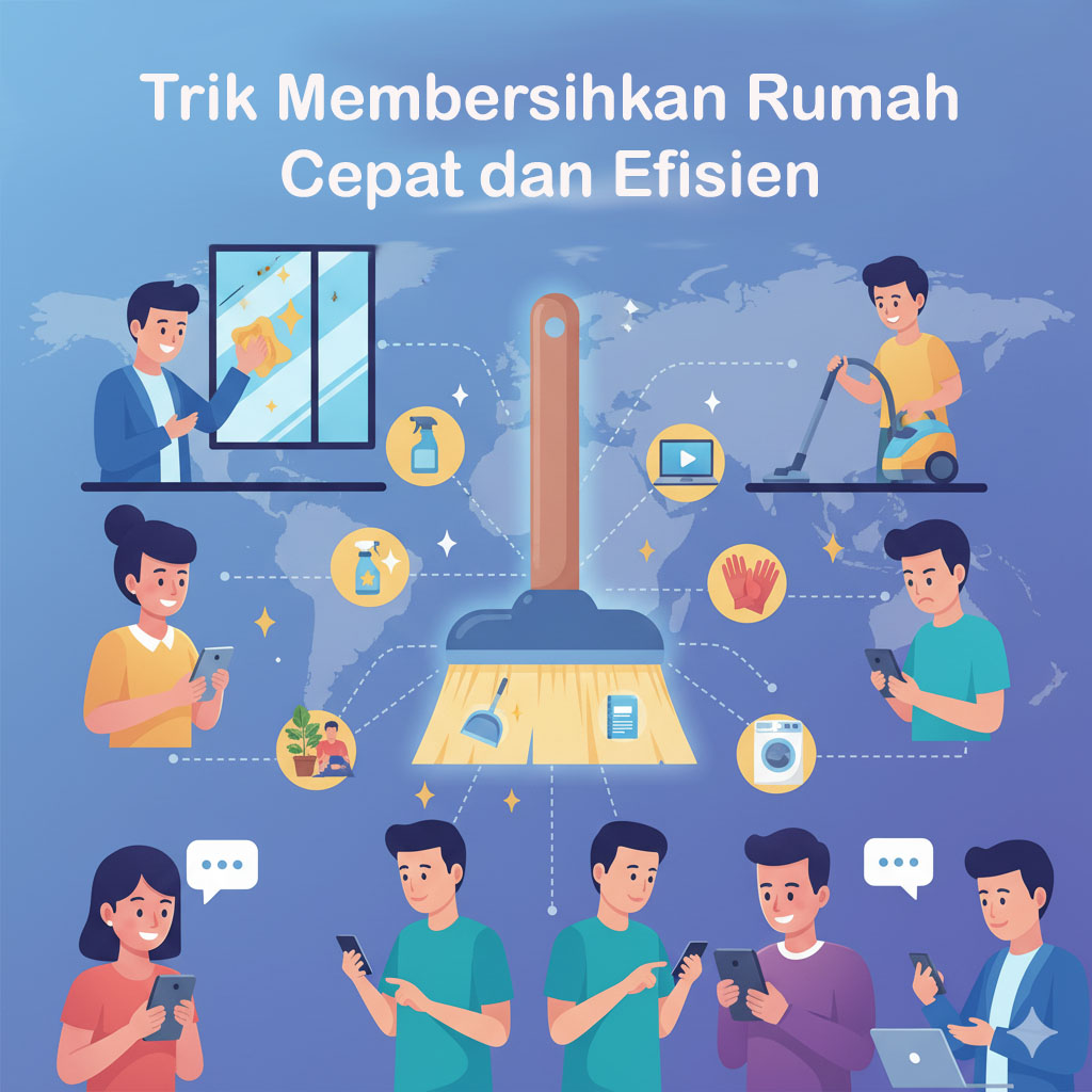 Trik Membersihkan Rumah Cepat dan Efisien